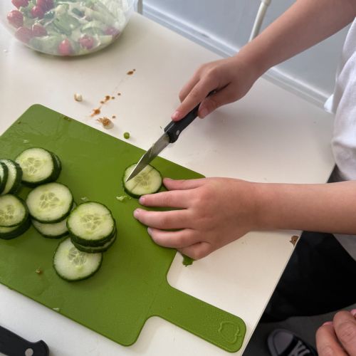 Cooking club whips up a colourful salad